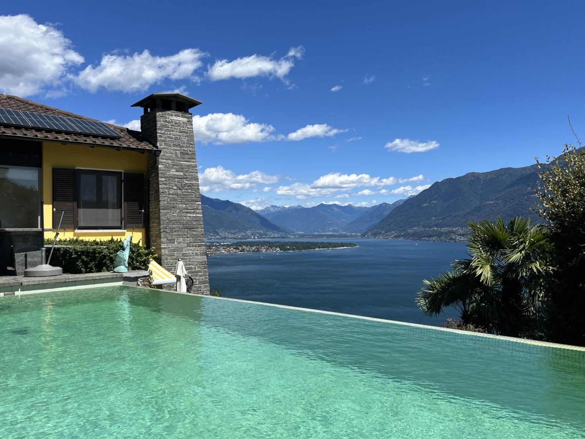 Holiday Home Villetta Irma Ronco sopra Ascona Exteriör bild
