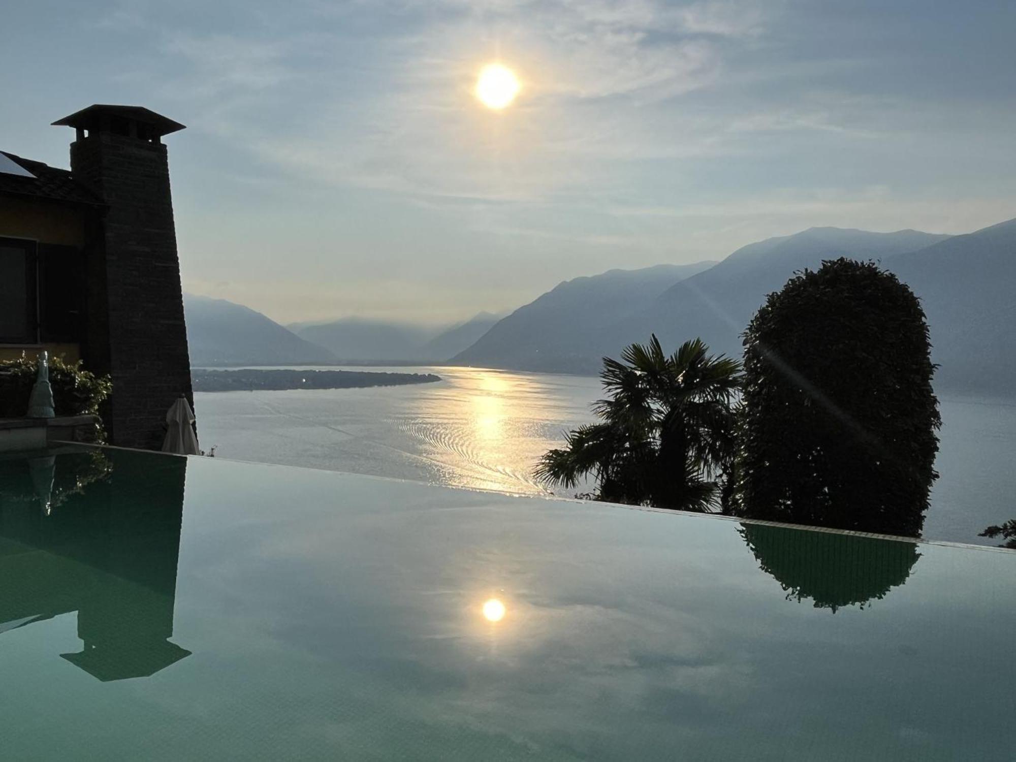 Holiday Home Villetta Irma Ronco sopra Ascona Exteriör bild